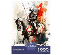 Rompecabezas De 1000 Piezas para Adolescentes Rompecabezas Saint George Rompecabezas para Adultos Juego Práctico Una Obra De Arte para Cumpleaños, Navidad 52x38cm/1000pcs