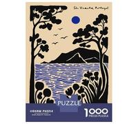 Rompecabezas De 1000 Piezas para Adolescentes Rompecabezas São Vicente, Portugal Landscape Art Juego Familiar De Rompecabezas Carrera De Velocidad Manual Cumpleaños 38x26cm/1000pcs