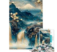 Rompecabezas de 1000 Piezas para Adolescentes Rompecabezas Serenidad ﹨u Tranquilidad Rompecabezas para Adultos Juego de ingenio Mejora la Memoria Regalo de cumpleaños Navidad (Tamaño 38x52cm)