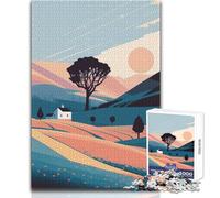 Rompecabezas de 1000 Piezas para Adolescentes, Rompecabezas Serenity in Motion, Hermoso diseño, Juego, difícil, Obra de Arte, Regalo, tamaño 38x26cm