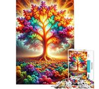 Rompecabezas de 1000 Piezas para Adolescentes Rompecabezas Sinfonía Cromática Juguete Rompecabezas Decoración de Pared Patrón Ensamblaje Regalos para Reducir el Estrés (tamaño 38x52cm)