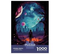 Rompecabezas De 1000 Piezas para Adolescentes Rompecabezas Space Exploration Poster Art Juego Familiar De Rompecabezas Carrera De Velocidad Manual Cumpleaños 38x26cm/1000pcs