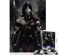 Rompecabezas de 1000 Piezas para Adolescentes Rompecabezas Spartab Warrior Juguetes antiestrés Regalos de Amigo Secreto Juegos de relajación Mejora del Amor en Pareja tamaño 38x52cm