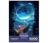 Rompecabezas De 1000 Piezas para Adolescentes Rompecabezas Stairway to Heaven Fantasy Art Rompecabezas Juegos Familiares Carrera De Velocidad Manual Regalos De Cumpleaños Y Únicos 52x38cm/1000pcs