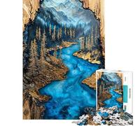 Rompecabezas de 1000 Piezas para Adolescentes Rompecabezas Sueños del Bosque para Adultos Juego práctico decoración del hogar interacción Entre Padres e Hijos (tamaño 50x75cm)