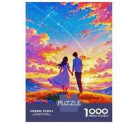 Rompecabezas De 1000 Piezas para Adolescentes Rompecabezas Sunset Love para Adultos Juego Familiar Análisis Y Lógica Ayuda Al Cerebro A Ejercitarse 52x38cm/1000pcs