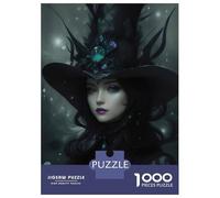 Rompecabezas De 1000 Piezas para Adolescentes Rompecabezas The Dark Beauty Rompecabezas para Adultos Juego Familiar Análisis Y Lógica Cumpleaños 38x26cm/1000pcs