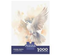 Rompecabezas De 1000 Piezas para Adolescentes Rompecabezas The Holy Spirit - Minimalist Watercolor Painting Rompecabezas Juego De Ingenio Mejora La Memoria Difícil Y Desafiante 70x50cm/1000pcs