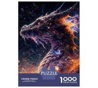 Rompecabezas De 1000 Piezas para Adolescentes Rompecabezas The Rainbow Dragon Rompecabezas para Adultos Juegos Relajantes Desafío Difícil 52x38cm/1000pcs