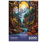 Rompecabezas De 1000 Piezas para Adolescentes Rompecabezas The River Source Rompecabezas Juego De Ingenio Mejora La Memoria Difícil Y Desafiante 52x38cm/1000pcs