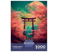 Rompecabezas De 1000 Piezas para Adolescentes Rompecabezas Torii Gate and Spring Rompecabezas para Adultos Juegos Relajantes Alivia El Estrés Difícil Y Desafiante 70x50cm/1000pcs