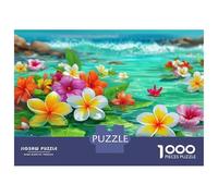 Rompecabezas De 1000 Piezas para Adolescentes Rompecabezas Tropical Flowers in Water Rompecabezas Juguetes DIY Decoración del Hogar Regalos Y Cumpleaños Únicos 70x50cm/1000pcs