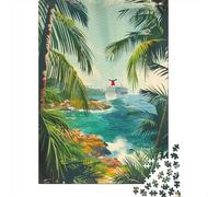 Rompecabezas De 1000 Piezas para Adolescentes Rompecabezas Tropical Island Paradise Rompecabezas Juguetes DIY Decoración del Hogar Regalos Y Cumpleaños Únicos 52x38cm/1000pcs
