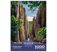 Rompecabezas De 1000 Piezas Para Adolescentes Rompecabezas Tsingy De Bemaraha National Park, Madagascar Rompecabezas Juegos Relajantes Regalo De Cumpleaños Regalos Para Reducir El Estrés 52x38cm/1000p