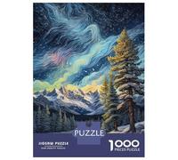 Rompecabezas De 1000 Piezas para Adolescentes Rompecabezas Van Gogh Winter Landscape Rompecabezas para Adultos Juego Práctico Patrón De Montaje 52x38cm/1000pcs