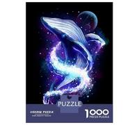 Rompecabezas De 1000 Piezas para Adolescentes Rompecabezas Whale in Space Rompecabezas para Adultos Juego Práctico Patrón De Montaje 70x50cm/1000pcs