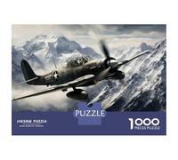 Rompecabezas De 1000 Piezas para Adolescentes Rompecabezas World War II Aircraft Art Print-3 Rompecabezas para Adultos Juego Práctico Una Obra De Arte para Cumpleaños, Navidad 38x26cm/1000pcs