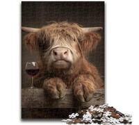 Rompecabezas de 1000 Piezas para Adolescentes Rompecabezas Yak de 1000 Piezas, Ideal para Pasar el Tiempo Libre en casa y aliviar el estrés Lista de Deseos con Papá Noel (75x50cm)