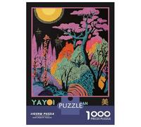 Rompecabezas De 1000 Piezas Para Adolescentes Rompecabezas Yayoi Kusama Japan Landscape Retro Exhibition Poster Para Adultos Juego Familiar Análisis Y Lógica Ayuda Al Cerebro A Ejercitarse 70x50cm/100