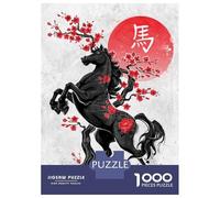 Rompecabezas De 1000 Piezas para Adolescentes Rompecabezas Year of The Horse - Zodiac para Adultos Juego Familiar Análisis Y Lógica Ayuda Al Cerebro A Ejercitarse 70x50cm/1000pcs