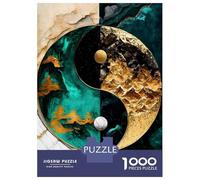 Rompecabezas De 1000 Piezas para Adolescentes Rompecabezas Yin Yang Kintsugi Harmony Rompecabezas Juguetes DIY Decoración del Hogar Regalos Y Cumpleaños Únicos 38x26cm/1000pcs