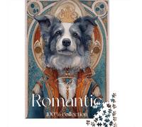 Rompecabezas De 1000 Piezas para Adolescentes Royal Dog Portrait Art Print Rompecabezas para Adultos Juguetes DIY para La Diversión Familiar para Cumpleaños, Navidad 70x50cm/1000pcs