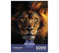 Rompecabezas De 1000 Piezas para Adolescentes Royal Lion Majesty -7 Rompecabezas para Adultos Juego Práctico Mejora La Memoria para Cumpleaños, Navidad 70x50cm/1000pcs