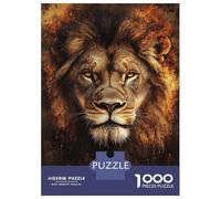 Rompecabezas De 1000 Piezas para Adolescentes Royal Lion Majesty Rompecabezas para Adultos Juego Práctico Decoración del Hogar Cumpleaños Y Navidad 38x26cm/1000pcs