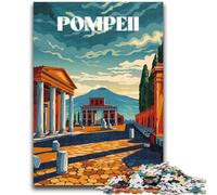 Rompecabezas de 1000 Piezas para Adolescentes: Ruinas de Pompeya, un desafío difícil y antiestrés Regalo Ideal para Toda la Familia (tamaño 38x26cm)