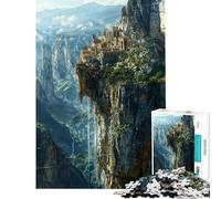 Rompecabezas de 1000 Piezas para Adolescentes Ruinas del Santuario Olvidado Rompecabezas para Adolescentes Juegos relajantes para divertirse en Familia Ayuda a ejercitar el Cerebro (Tamaño 50x75cm)