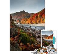 Rompecabezas de 1000 Piezas para Adolescentes Saalach Bad Reichenhall Rompecabezas para Adultos Juego Familiar Mejora la Memoria Oferta como Regalo para Toda la Familia (Tamaño 38x52cm)