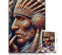 Rompecabezas de 1000 Piezas para Adolescentes: Sabiduría ancestral revelada, Juegos Familiares, análisis y lógica, Juguete para decoración de Pared, tamaño 38x52cm