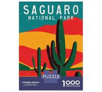 Rompecabezas De 1000 Piezas para Adolescentes Saguaro National Park Rompecabezas para Adultos Juego Práctico Difícil Regalos De Cumpleaños Y Únicos 52x38cm/1000pcs