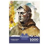 Rompecabezas De 1000 Piezas para Adolescentes Saint Anthony of Padua Rompecabezas para Adolescentes Juego Práctico Desafío Difícil Oferta como Regalo para Toda La Familia 70x50cm/1000pcs