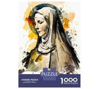 Rompecabezas De 1000 Piezas para Adolescentes Saint Catherine of Siena Rompecabezas para Adultos Juegos Familiares Decoración Gran Regalo para Jugar 70x50cm/1000pcs