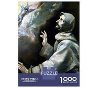Rompecabezas De 1000 Piezas para Adolescentes Saint Francis by El Greco Rompecabezas para Adolescentes Juguetes Antiestrés Difícil Gran Regalo para Jugar 52x38cm/1000pcs