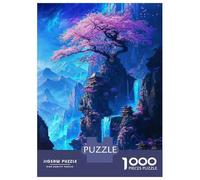 Rompecabezas De 1000 Piezas para Adolescentes Sakura Dreamscape Temple Rompecabezas para Adolescentes Juegos Relajantes Decoración Juego Desafiante Regalos 38x26cm/1000pcs