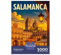 Rompecabezas De 1000 Piezas para Adolescentes Salamanca Cityscape Travel Rompecabezas para Adultos Juegos Relajantes Alivia El Estrés Diversión En Casa Actividades, 38x26cm/1000pcs