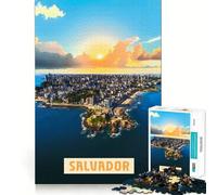 Rompecabezas de 1000 Piezas para Adolescentes Salvador Clean Edge Juego Focus Juego Regalo Juego de Juego inactivo Arte de Pared navideño (50x75cm)
