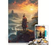 Rompecabezas de 1000 Piezas para Adolescentes Samurai acecha en Las montañas Juegos educativos con Corte de precisión Un Regalo Ideal para los Amantes de los Videojuegos 38x26cm