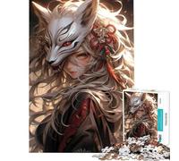 Rompecabezas de 1000 Piezas para Adolescentes Samurai Angel Un Reto para completar Carrera de Velocidad Manual Juegos relajantes para Mayores de 14 años (38x26cm)