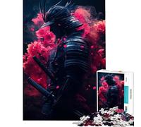Rompecabezas de 1000 Piezas para Adolescentes Samurai in Bloom Divertido y adictivo Ideal para Cultivar la Paciencia Regalos para Hombres y Mujeres Divertidos y con Humor (tamaño 38x52cm)