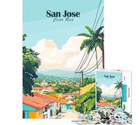 Rompecabezas de 1000 Piezas para Adolescentes San José Costa Rica Juguetes educativos Juegos relajantes Actividades Familiares Regalos para Mujeres y Hombres (tamaño 38x26cm)