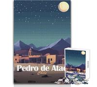 Rompecabezas de 1000 Piezas para Adolescentes, San Pedro de Atacama, Chile, Juego Educativo Familiar, Mejora la Memoria, Regalos de cumpleaños, tamaño 50x75cm