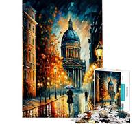 Rompecabezas de 1000 Piezas para Adolescentes San Petersburgo a Color Juguete antiestrés de 1000 Piezas Mejora la Memoria Rompecabezas Juegos Familiares (38x26cm)