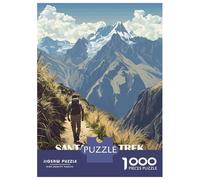 Rompecabezas De 1000 Piezas para Adolescentes Santa Cruz Trek Peru Rompecabezas para Adultos Juego Familiar Difícil Difícil Cumpleaños Y Navidad 52x38cm/1000pcs