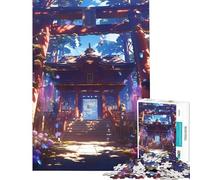 Rompecabezas de 1000 Piezas para Adolescentes Santuario de la Serenidad difícil y desafiante decoración para el hogar Juguetes antiestrés Apto para Mayores de 14 años 38x26cm