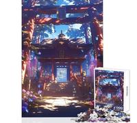 Rompecabezas de 1000 Piezas para Adolescentes Santuario de la Serenidad Juguetes antiestrés Regalos de Amigo Secreto Juegos de relajación Mejora del Amor en Pareja tamaño 50x75cm