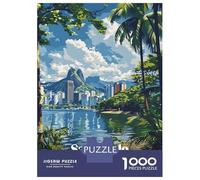 Rompecabezas De 1000 Piezas para Adolescentes Sao Paulo Cityscape Rompecabezas para Adultos Juego Práctico Regalos para Mujeres Regalos para Amigos Y Familiares 70x50cm/1000pcs