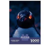 Rompecabezas De 1000 Piezas para Adolescentes Scary Cute Penguin Fantasy Rompecabezas para Adultos Juegos Relajantes Análisis Y Lógica para Cumpleaños, Navidad 38x26cm/1000pcs